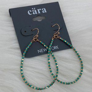 CARA - OS - NWT Beaded Teardrop Dangle Earrings